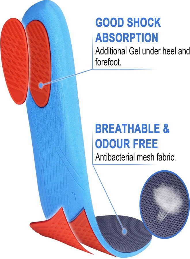 Ailaka Height Increase Insoles for Men Women - 1 Pair PU Shoes Lifts Elastic Shock Absorbing Sports Shoe Insoles Height Increase, Heel Lifts for Men Women Shoes Inserts - Image 3